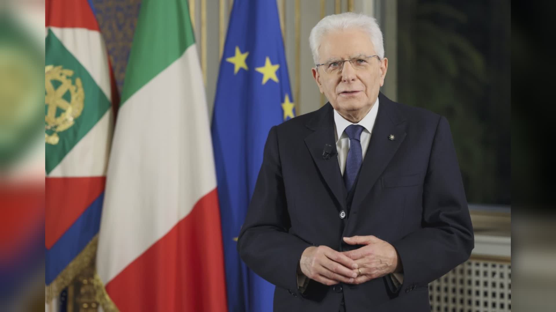 Mattarella: pace, lavoro, giovani, attesa per il messaggio alla Nazione in diretta alle 20,30 su Telenord