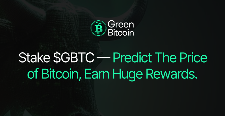 Prova il Gamified Green Staking di Green... per guadagnare con BTC! Prova il Gamified Green Staking di Green per guadagnare con