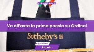 Prima poesia su Ordinals di BTC venduta allasta Benzinga