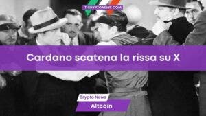 Bitcoin vs Cardano litigio su Benzinga Italia
