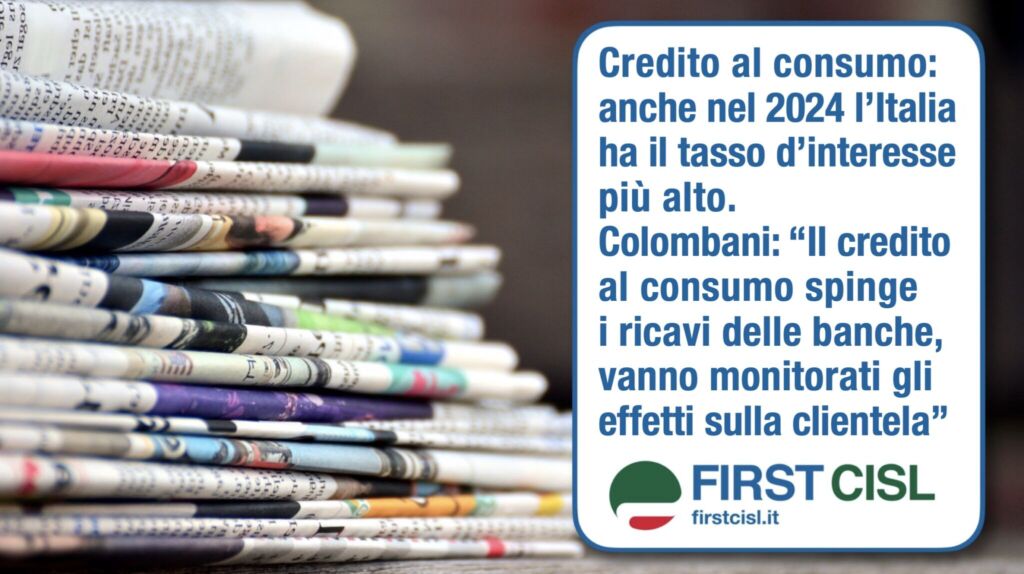 Credito al consumo in Italia il piu costoso dEuropa