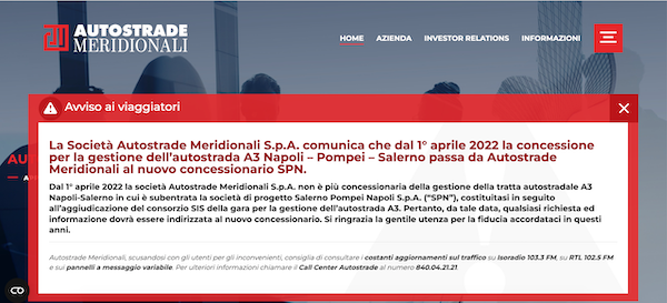 Autostrade Meridionali in liquidazione addio a Piazza Autostrade Autostrade Meridionali in liquidazione addio a Piazza Autostrade