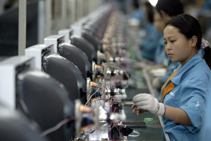 Produzione industriale Cina 45 a marzo vendite al dettaglio 31